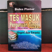 Image of BUKU PINTAR TES MASUK PERGURUAN TINGGI