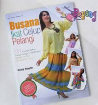 Image of busana ikat celup pelangi