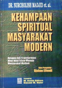 Image of kehampaan spiritual masyarakat modern