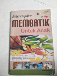 Image of keterampilan membatik  untuk anak